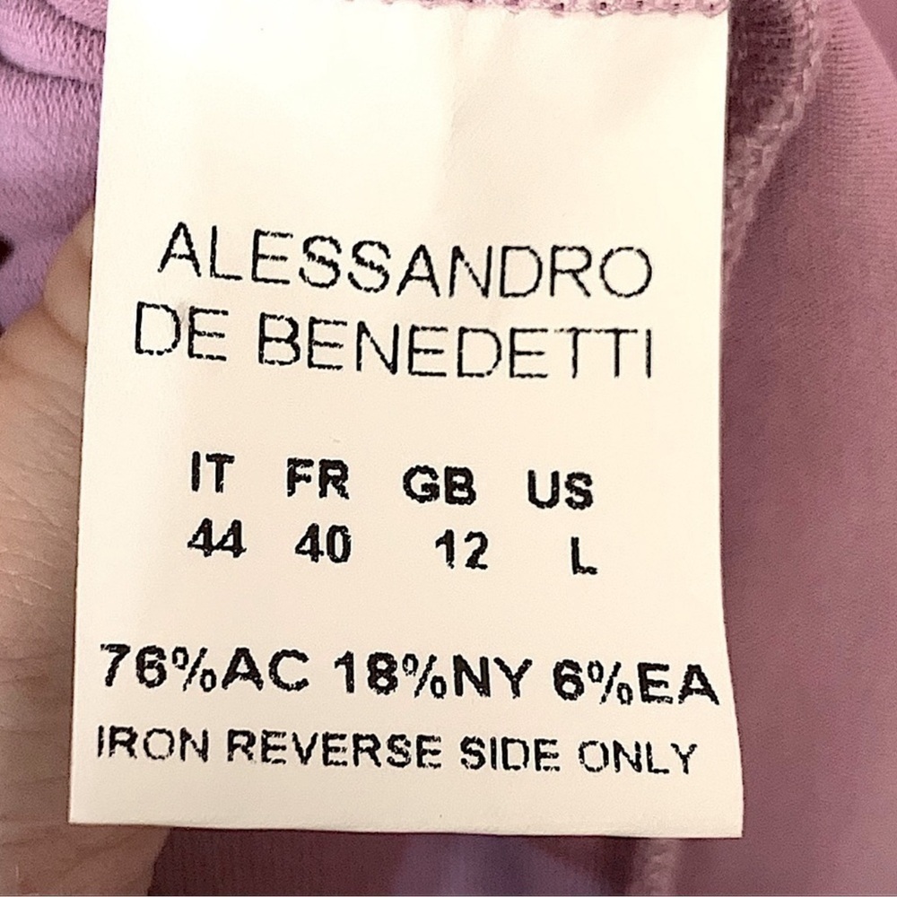 NWT Alessandro De Benedetti Surgery Couture Lilac Knit
Mini Dress Size Large - Picture 10 of 13